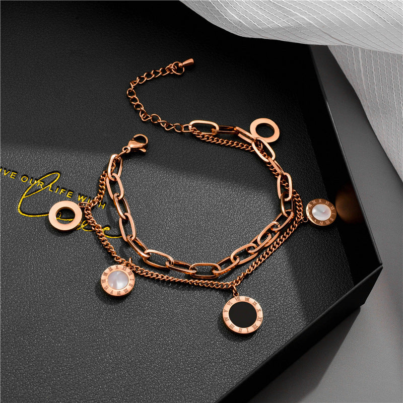 Double Thick Chain Bracelet Women Exaggerated Personality | ST VON'S FLAIR