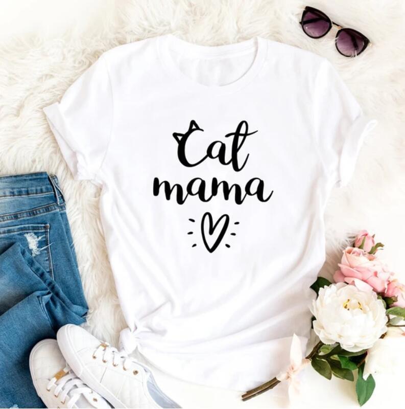 Cat Mama Graphic Tee | Funny Cat Lover T-Shirt | ST VON'S FLAIR