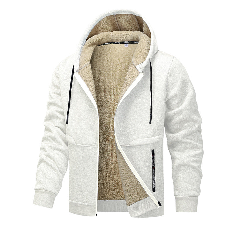Heavyweight Fleece Hoodie - Sherpa Lined Zipper Jacket for Men | ST. VON'S FLAIR