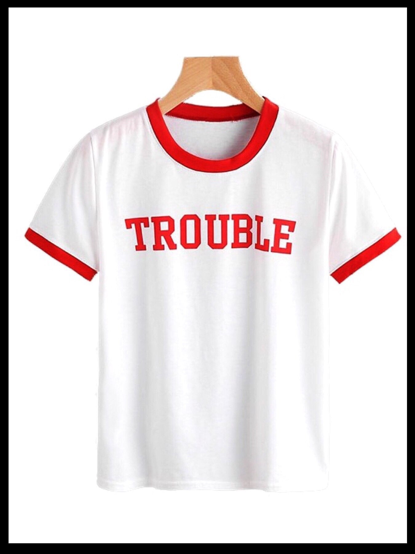 TROUBLE Tee - Bold Graphic T-Shirt | ST VON'S FLAIR