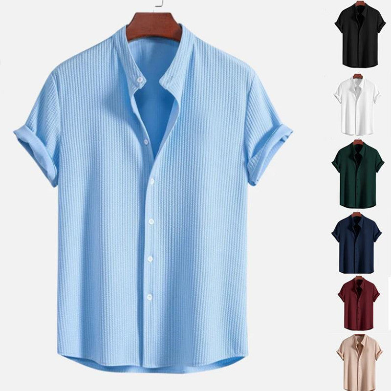 Short Sleeve Loose Shirt - Summer Clothing