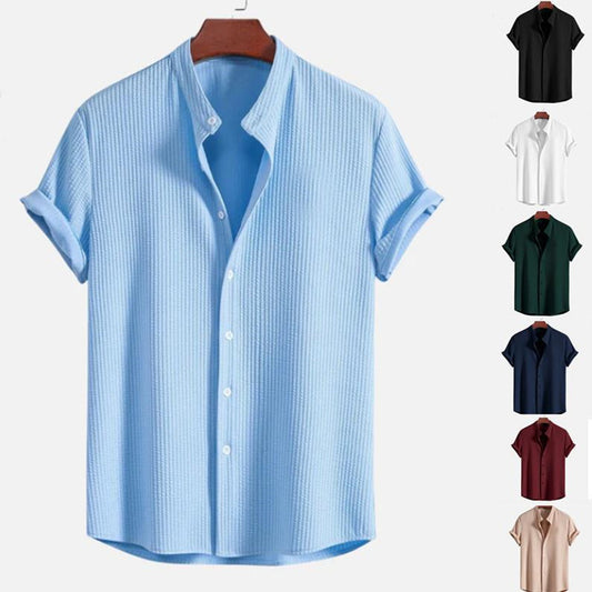 Short Sleeve Loose Shirt - Summer Clothing