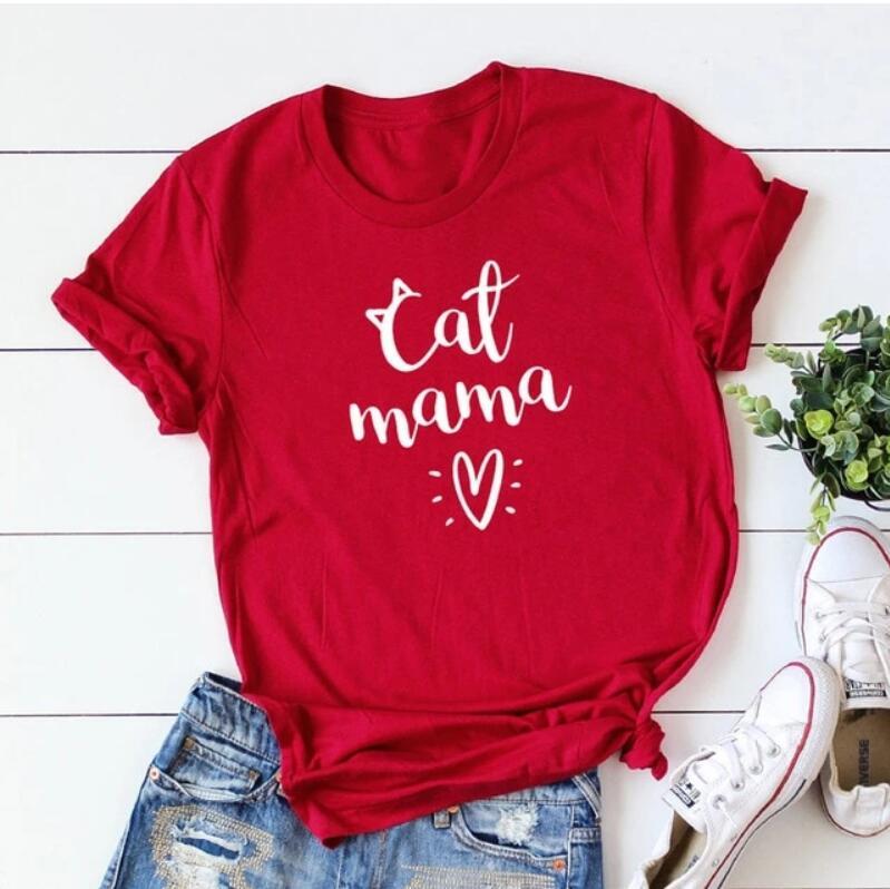 Cat Mama Graphic Tee | Funny Cat Lover T-Shirt | ST VON'S FLAIR