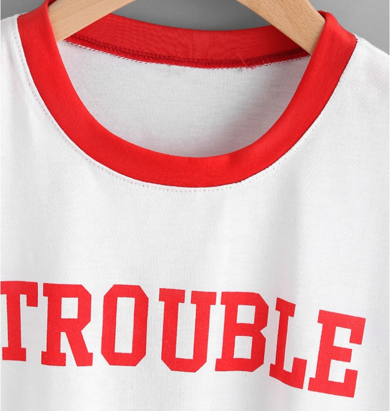 TROUBLE Tee - Bold Graphic T-Shirt | ST VON'S FLAIR