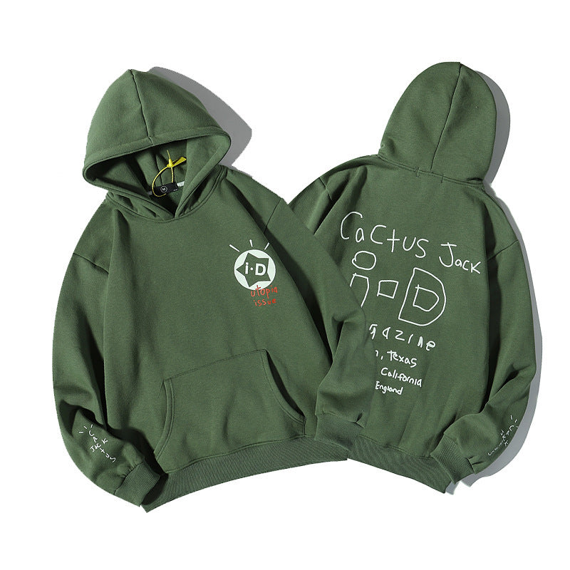 Dark Green Plush Hoodie - Premium Cozy Pullover | ST VON'S FLAIR