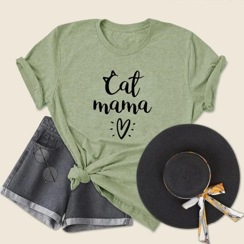 Cat Mama Graphic Tee | Funny Cat Lover T-Shirt | ST VON'S FLAIR