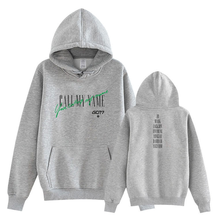 Pullover Sweatshirt Got7 Call My Name Hoodie K-Pop Streetwear | ST VON'S FLAIR
