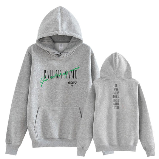 Pullover Sweatshirt Got7 Call My Name Hoodie K-Pop Streetwear | ST VON'S FLAIR