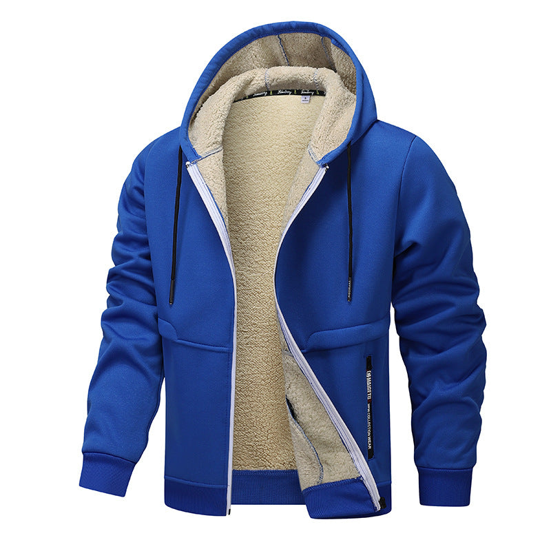 Heavyweight Fleece Hoodie - Sherpa Lined Zipper Jacket for Men | ST. VON'S FLAIR