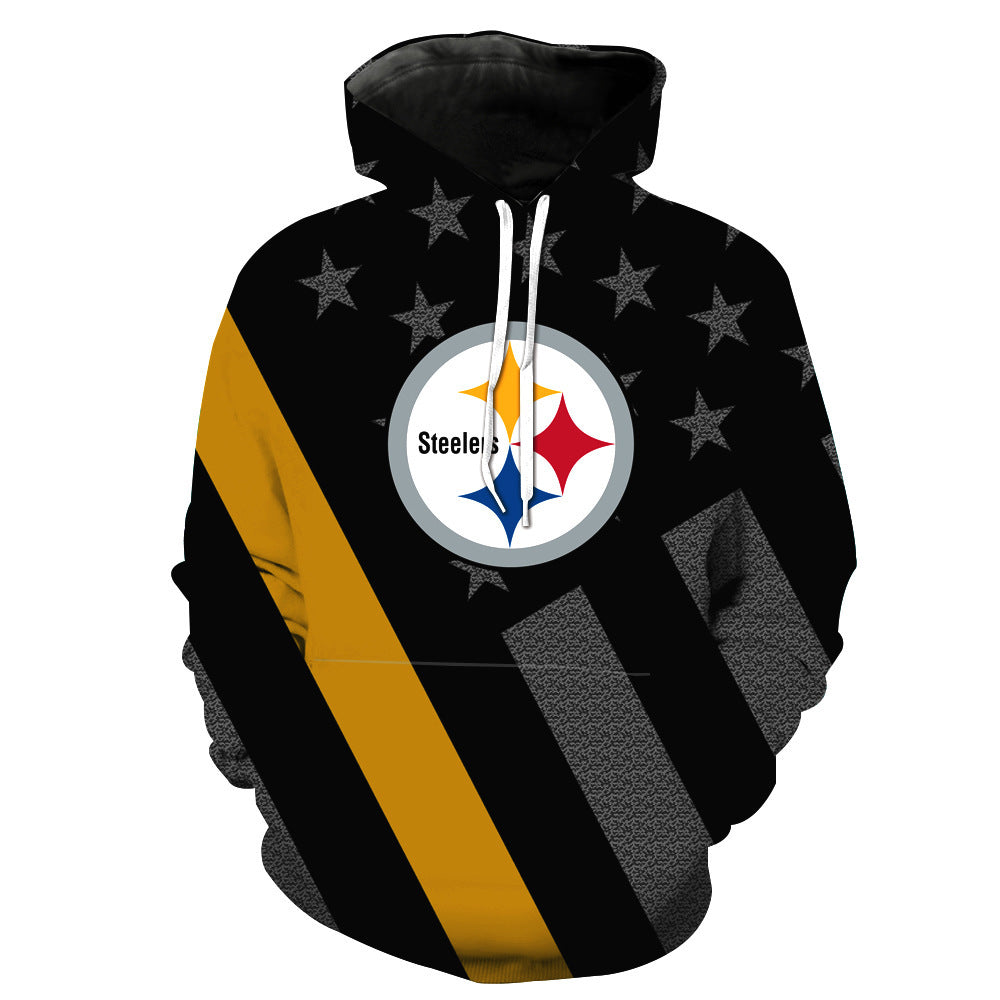 Pittsburgh 3D Graphic Hoodie - Unisex Slim Fit Sweatshirt | ST VON'S FLAIR