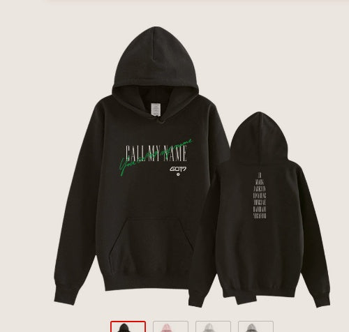Pullover Sweatshirt Got7 Call My Name Hoodie K-Pop Streetwear | ST VON'S FLAIR