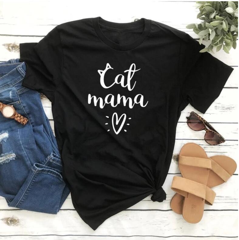 Cat Mama Graphic Tee | Funny Cat Lover T-Shirt | ST VON'S FLAIR