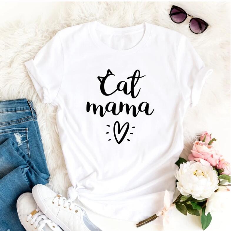 Cat Mama Graphic Tee | Funny Cat Lover T-Shirt | ST VON'S FLAIR