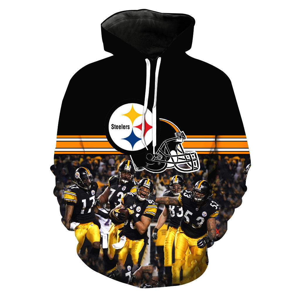 Pittsburgh 3D Graphic Hoodie - Unisex Slim Fit Sweatshirt | ST VON'S FLAIR