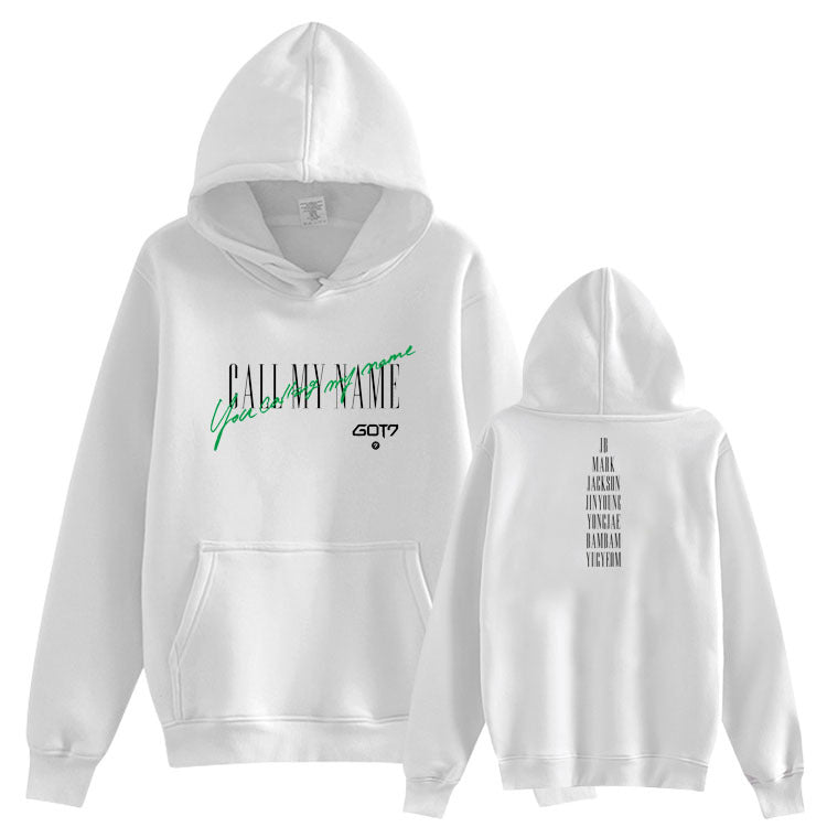 Pullover Sweatshirt Got7 Call My Name Hoodie K-Pop Streetwear | ST VON'S FLAIR
