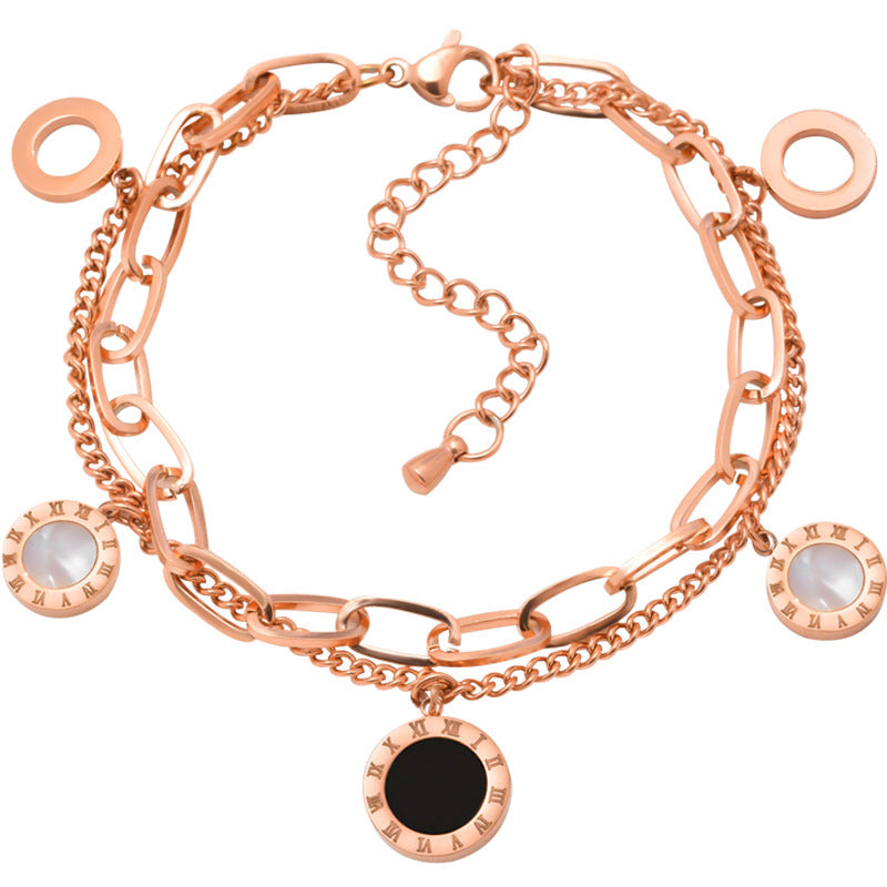 Double Thick Chain Bracelet Women Exaggerated Personality | ST VON'S FLAIR