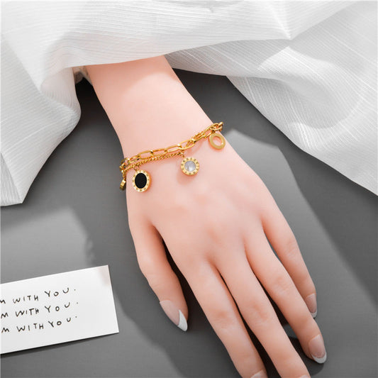 Double Thick Chain Bracelet Women Exaggerated Personality | ST VON'S FLAIR
