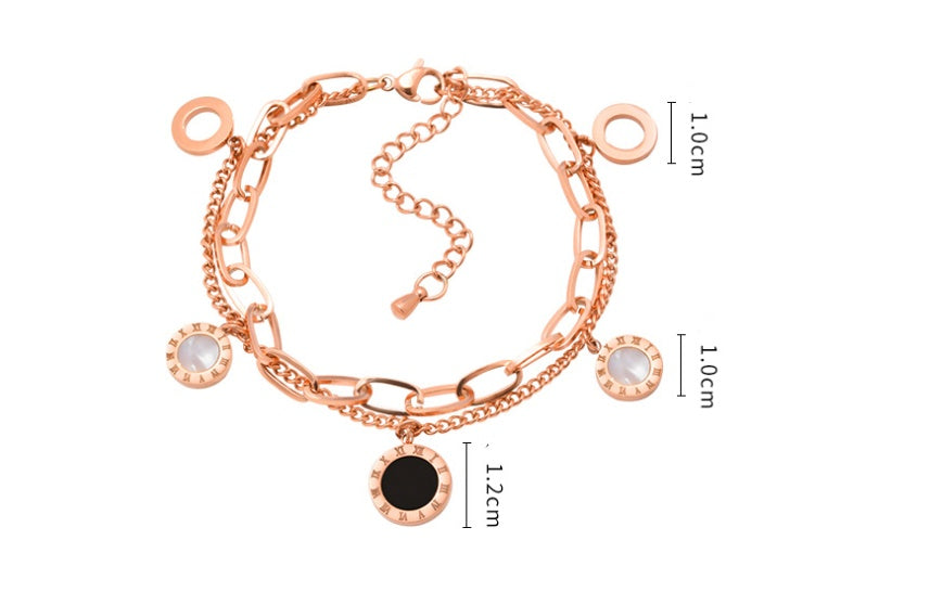 Double Thick Chain Bracelet Women Exaggerated Personality | ST VON'S FLAIR