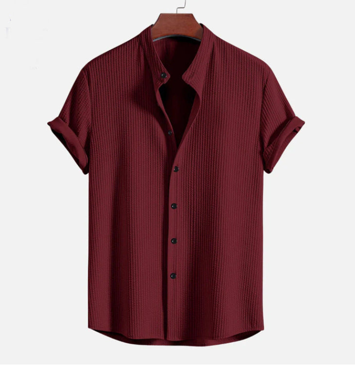 Short Sleeve Loose Shirt - Summer Clothing