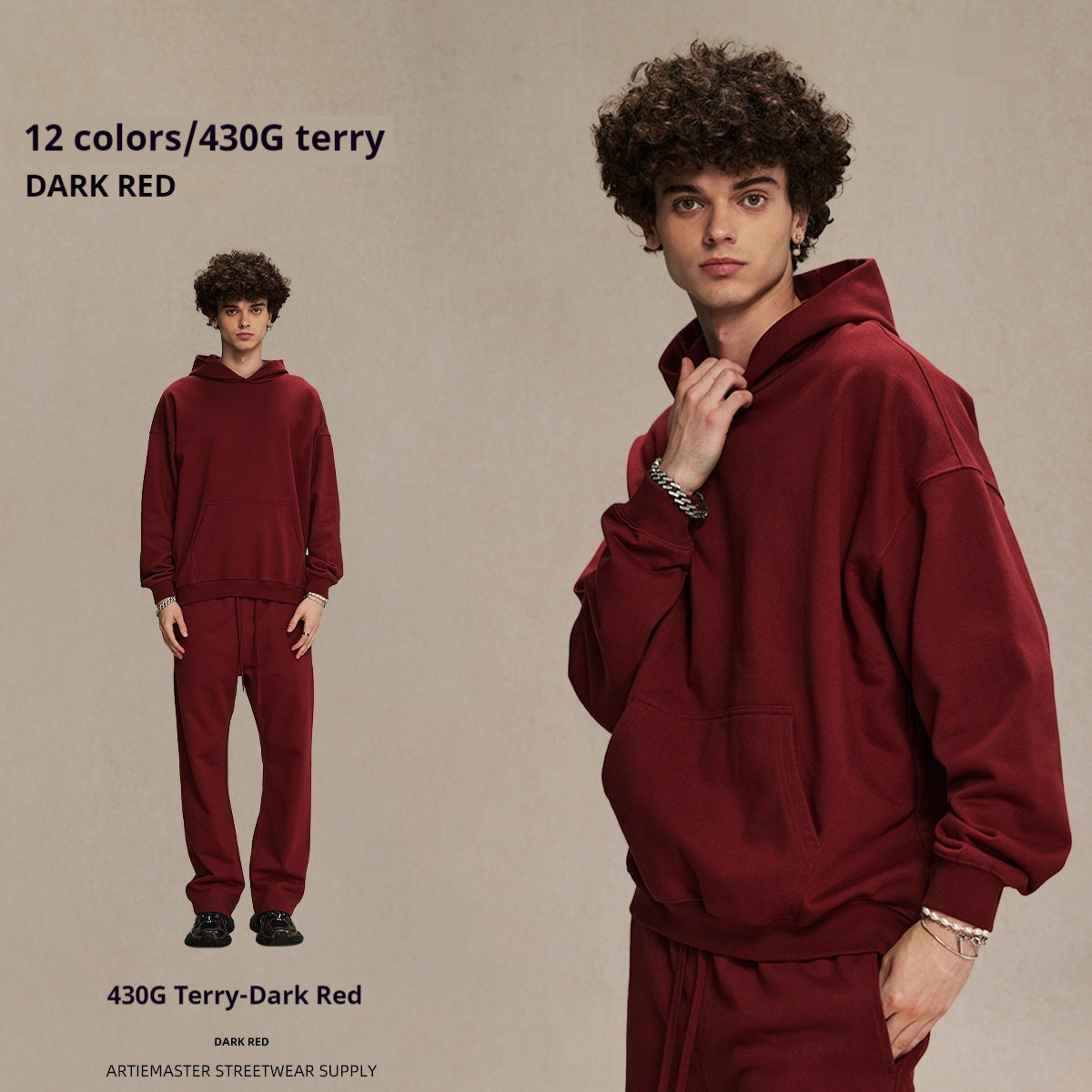 Terry Sweater Unisex Hoodies - Men's & Women's Premium Pullover | ST VON'S FLAIR