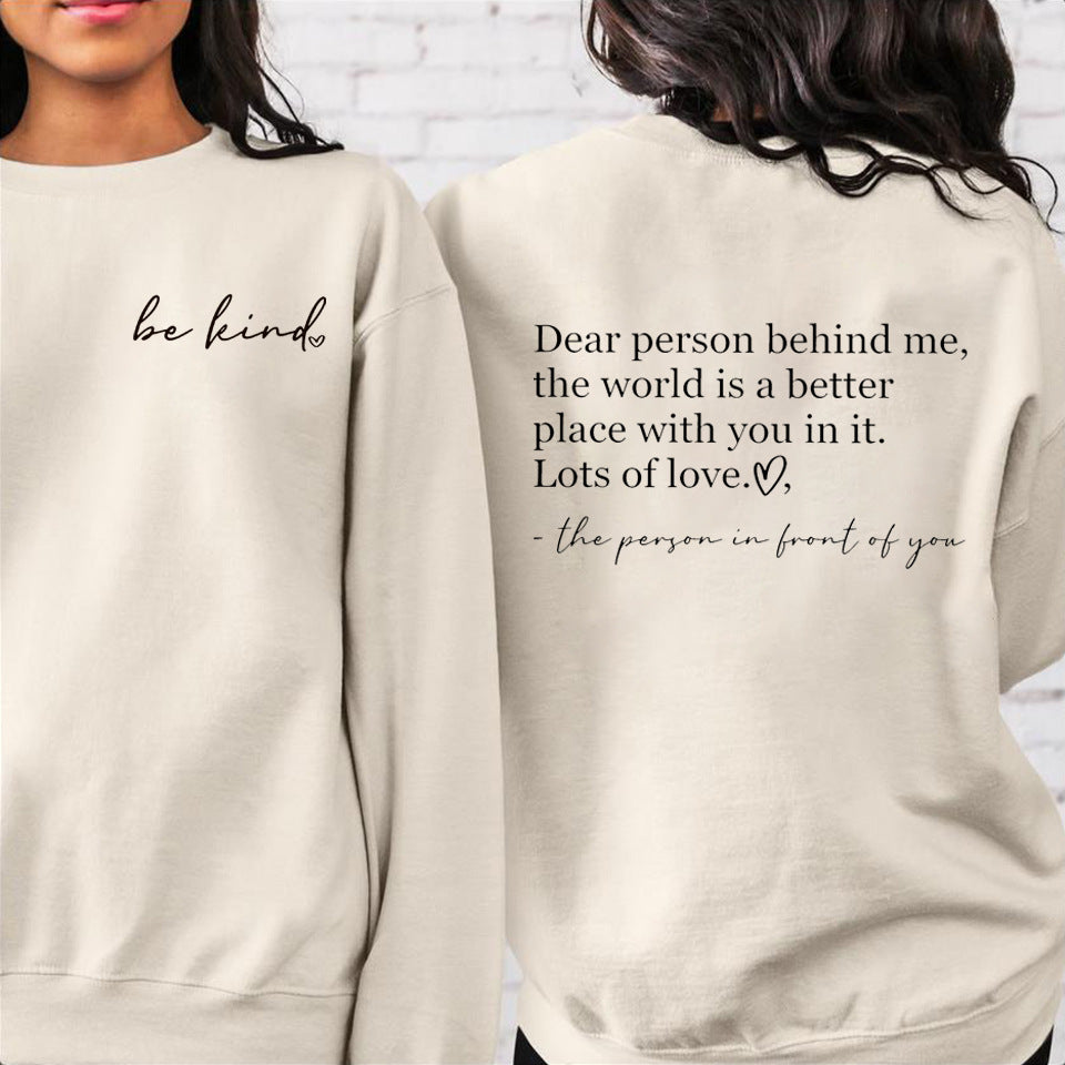 Be Kind Inspirational Teacher Sweater - Women's Motivational Hoodie | ST VON'S FLAIR