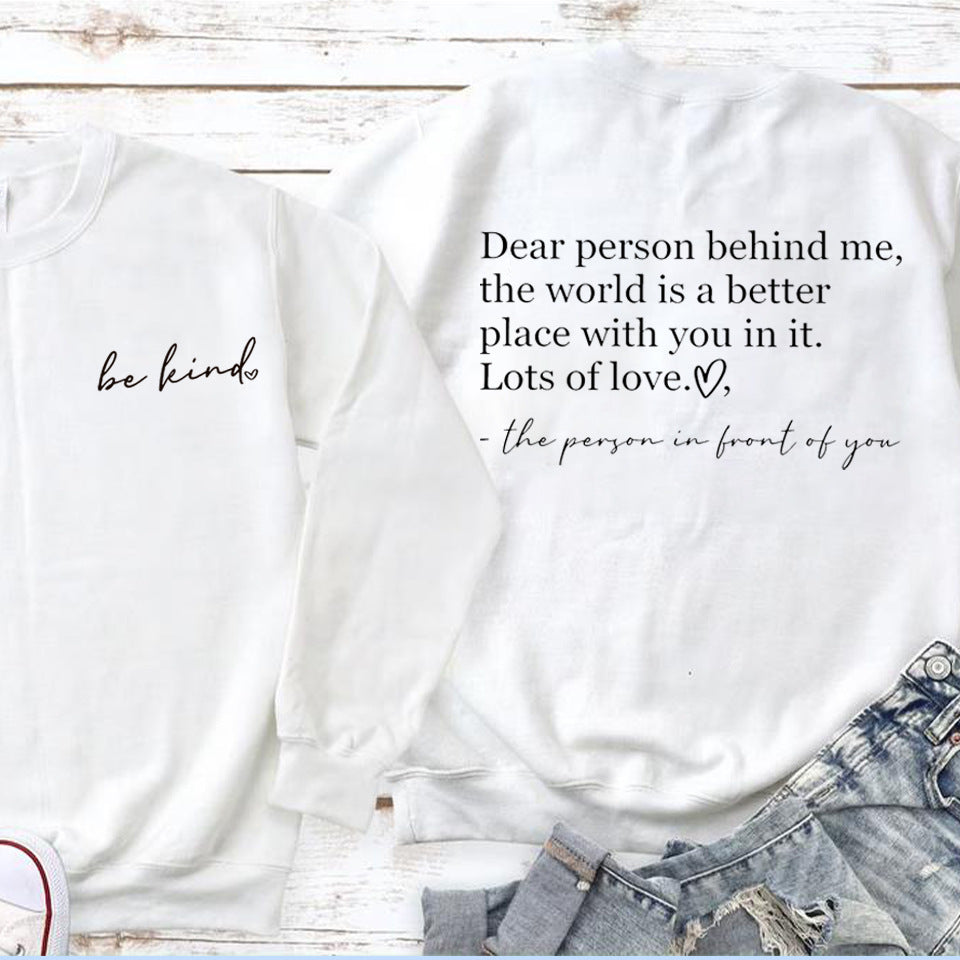 Be Kind Inspirational Teacher Sweater - Women's Motivational Hoodie | ST VON'S FLAIR