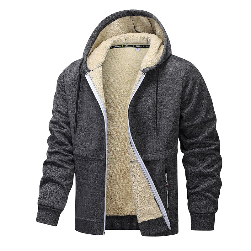 Heavyweight Fleece Hoodie - Sherpa Lined Zipper Jacket for Men | ST. VON'S FLAIR