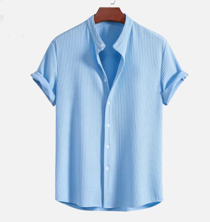 Short Sleeve Loose Shirt - Summer Clothing