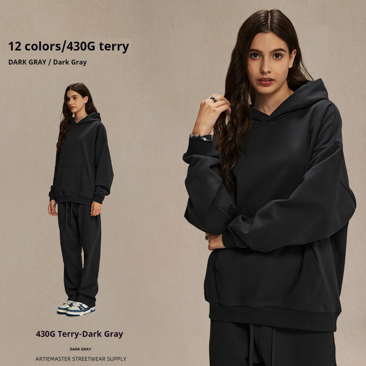 Terry Sweater Unisex Hoodies - Men's & Women's Premium Pullover | ST VON'S FLAIR