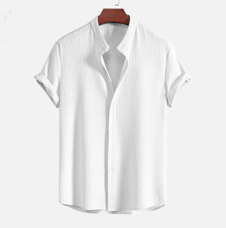 Short Sleeve Loose Shirt - Summer Clothing