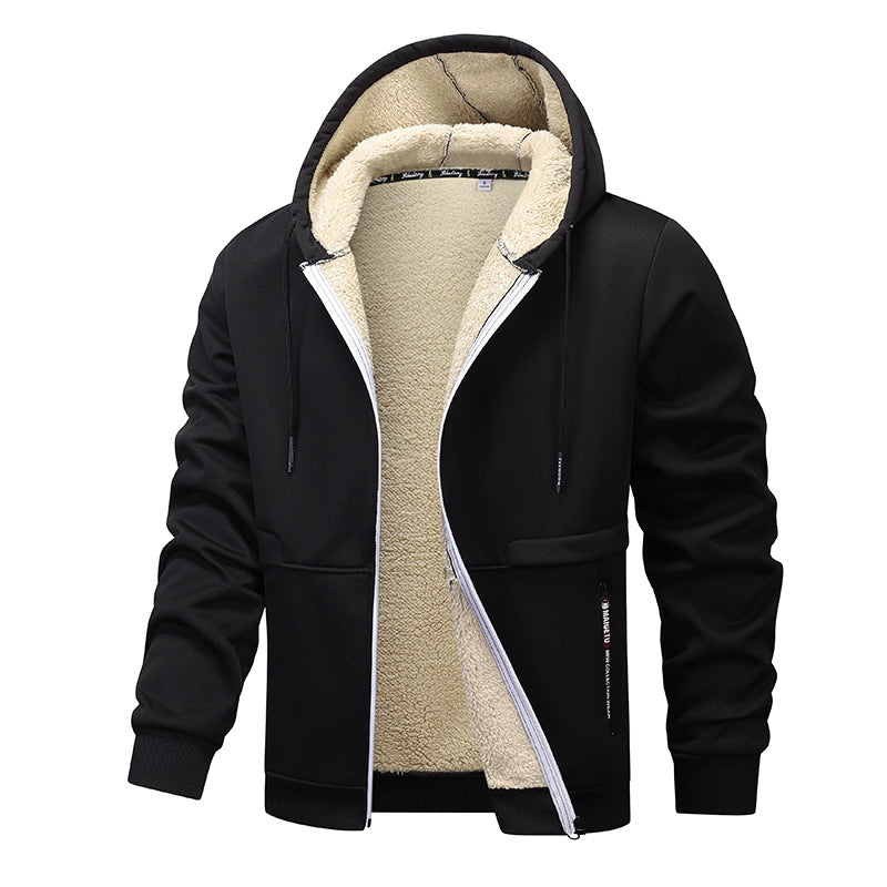Heavyweight Fleece Hoodie - Sherpa Lined Zipper Jacket for Men | ST. VON'S FLAIR