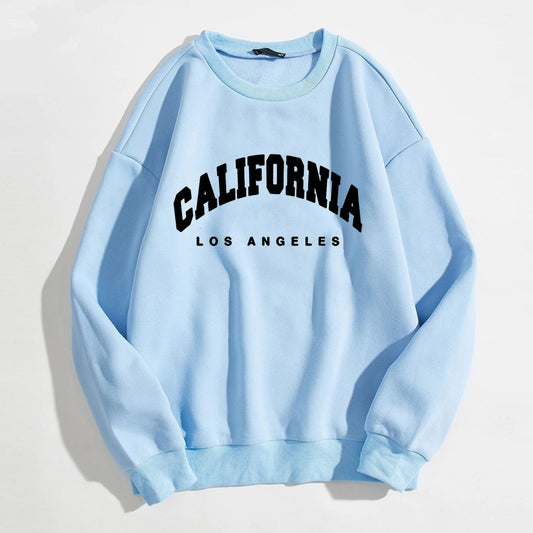 Women's California Graphic Hoodie - Long Sleeve Letter Print | ST VON'S FLAIR