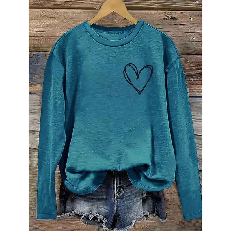 Women's 3-Pack Graphic Tee Long Sleeve Tops - Casual Loose V Neck T Shirts | ST VON'S FLAIR